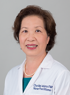 Choi Mei Adams, FNP, MSN, RN